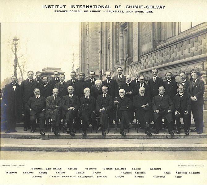 669px-Solvay_conference_1922 از سلوه تا کنفرانس آموزش فیزیک ایران