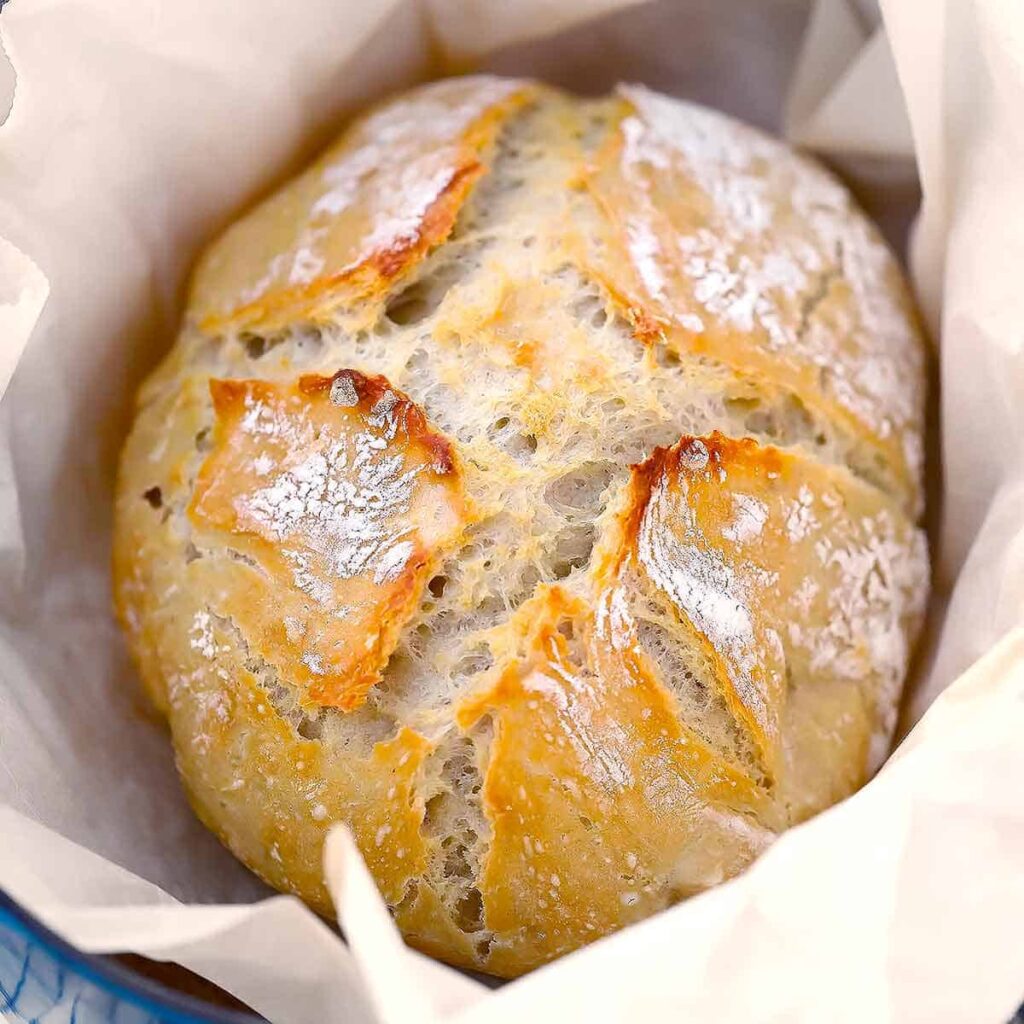 dutch oven no knead bread featured square